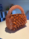 CHAMPAGNE GLOW Beaded Handbag