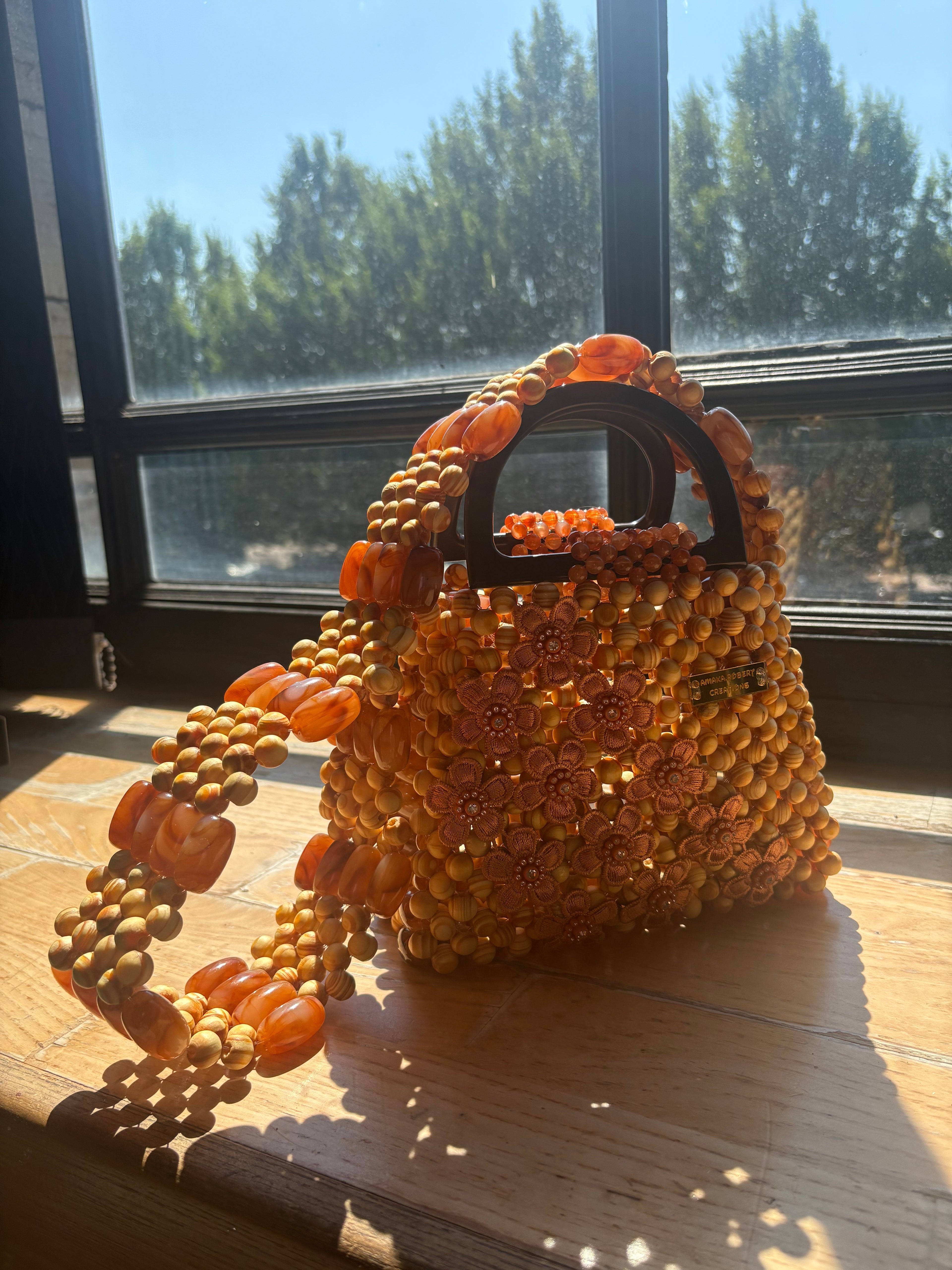 The TERRA BLOOM Beaded Bag
