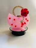 CHERRY BLOSSOM Beaded Handbag
