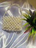 CELESTE  PEARL Beaded Handbag